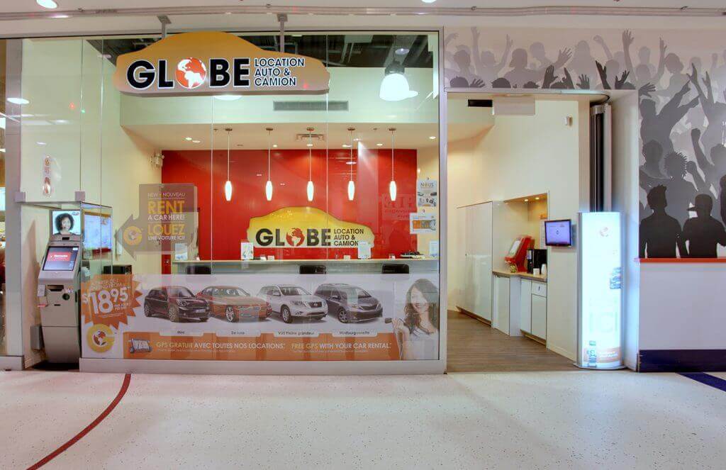 Downtown Montreal Atwater (The Forum) Globe Car & Truck Rentals in
