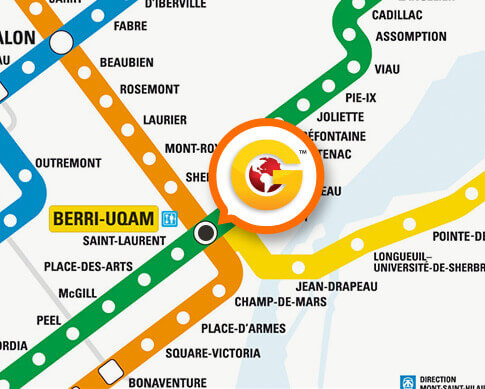 Berri-Uqam Metro Station