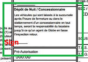 Dépôt de nuit