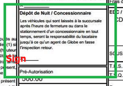 Contrat de location