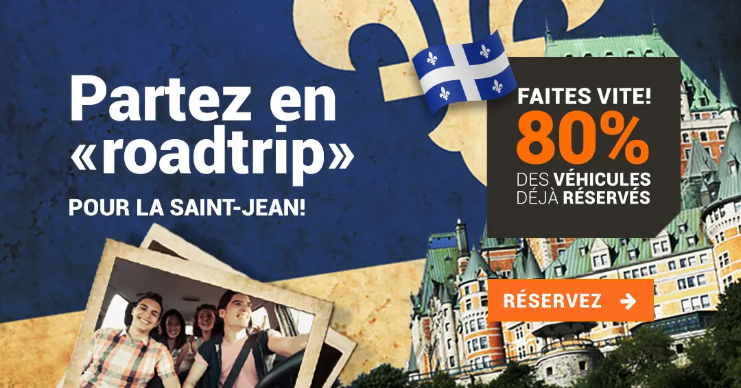 St-Jean-Baptiste Drapeau Québec roadtrip du long weekend