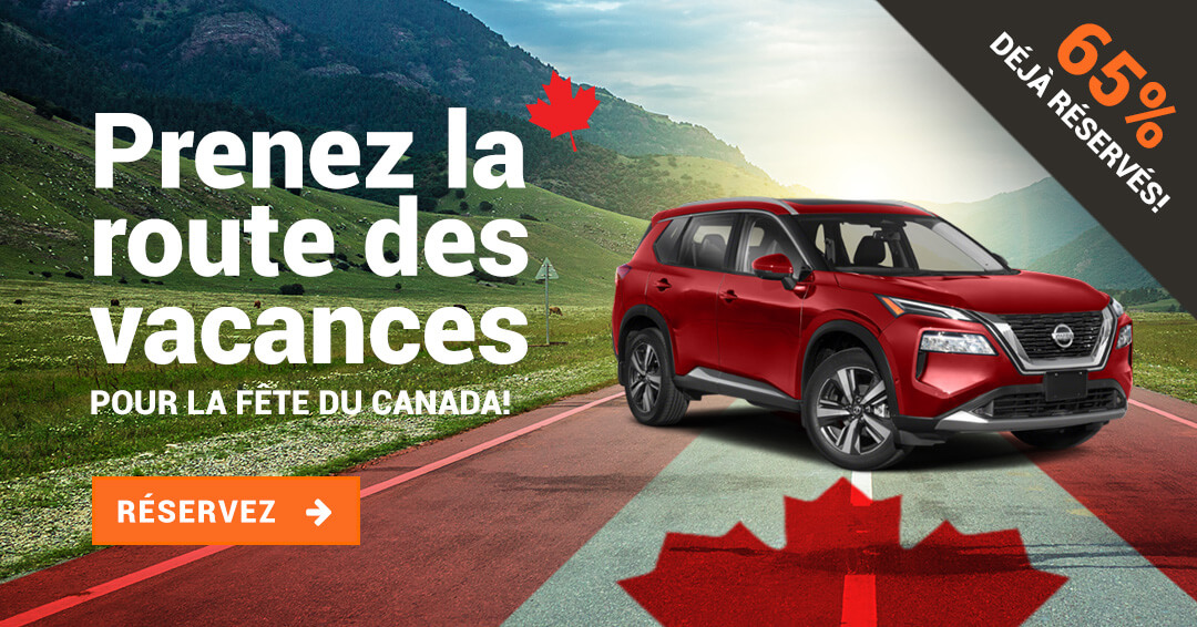 Fête du Canada voiture rouge