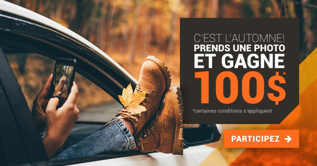 chaussure auto voiture automne feuilles